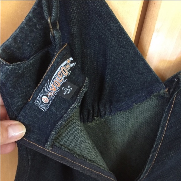 Volcom denim mini Dress, size Small NWOT - Picture 6 of 8